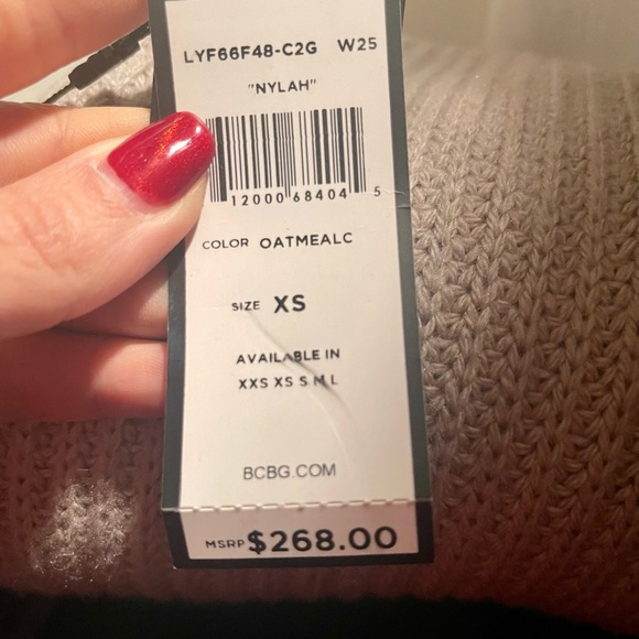 BCBGMAXAZRIA Nylah Sweater Dress - Picture 6 of 6